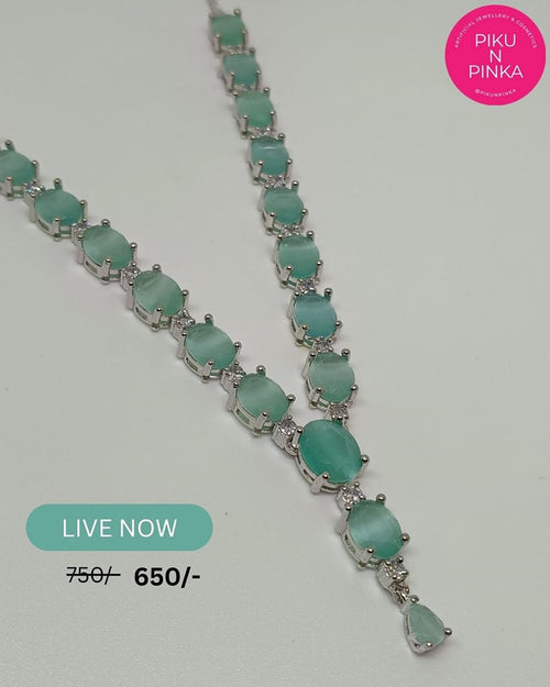 Aqua Mist Necklace Set