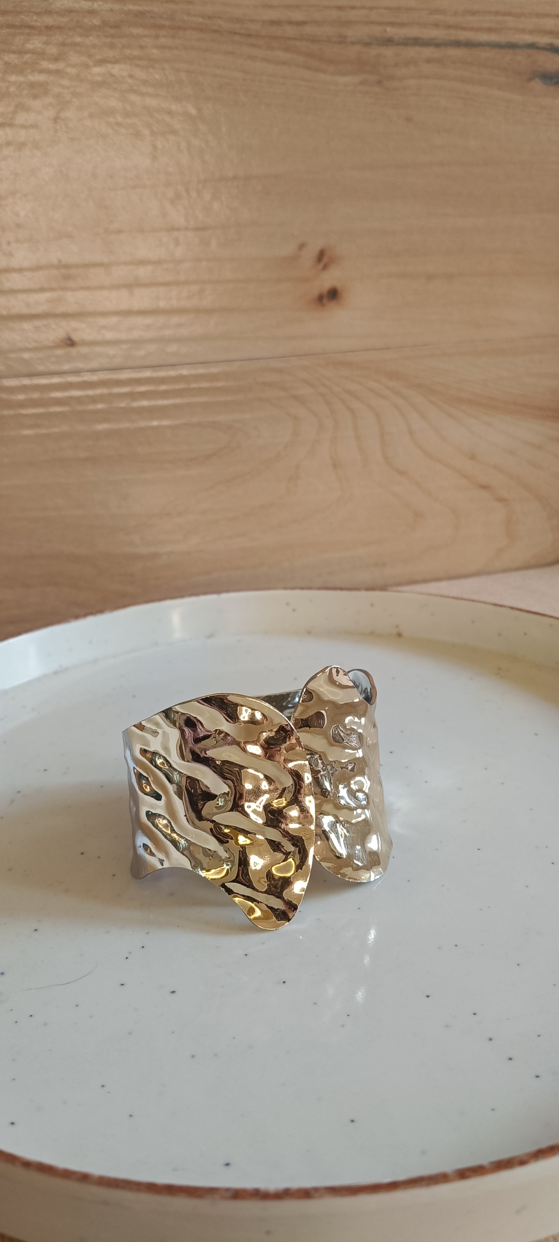 Cartier-Inspired Dual-Tone Antique Bracelet