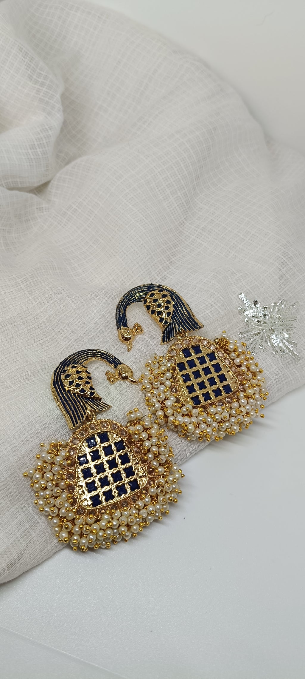 Peacock Shaped Earrings