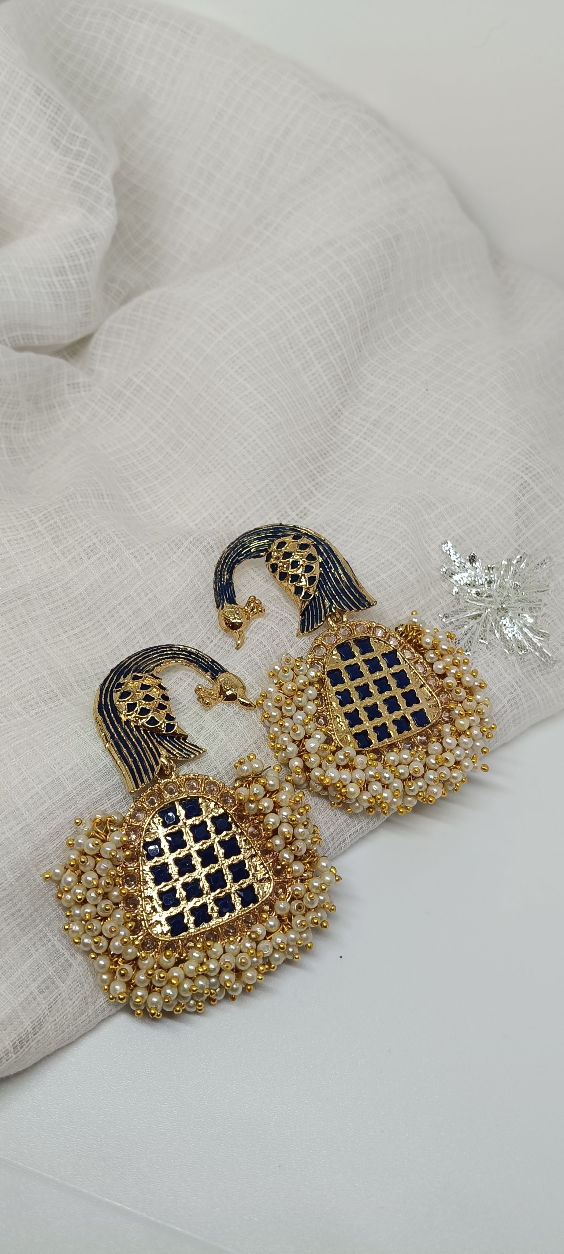 Peacock Shaped Earrings