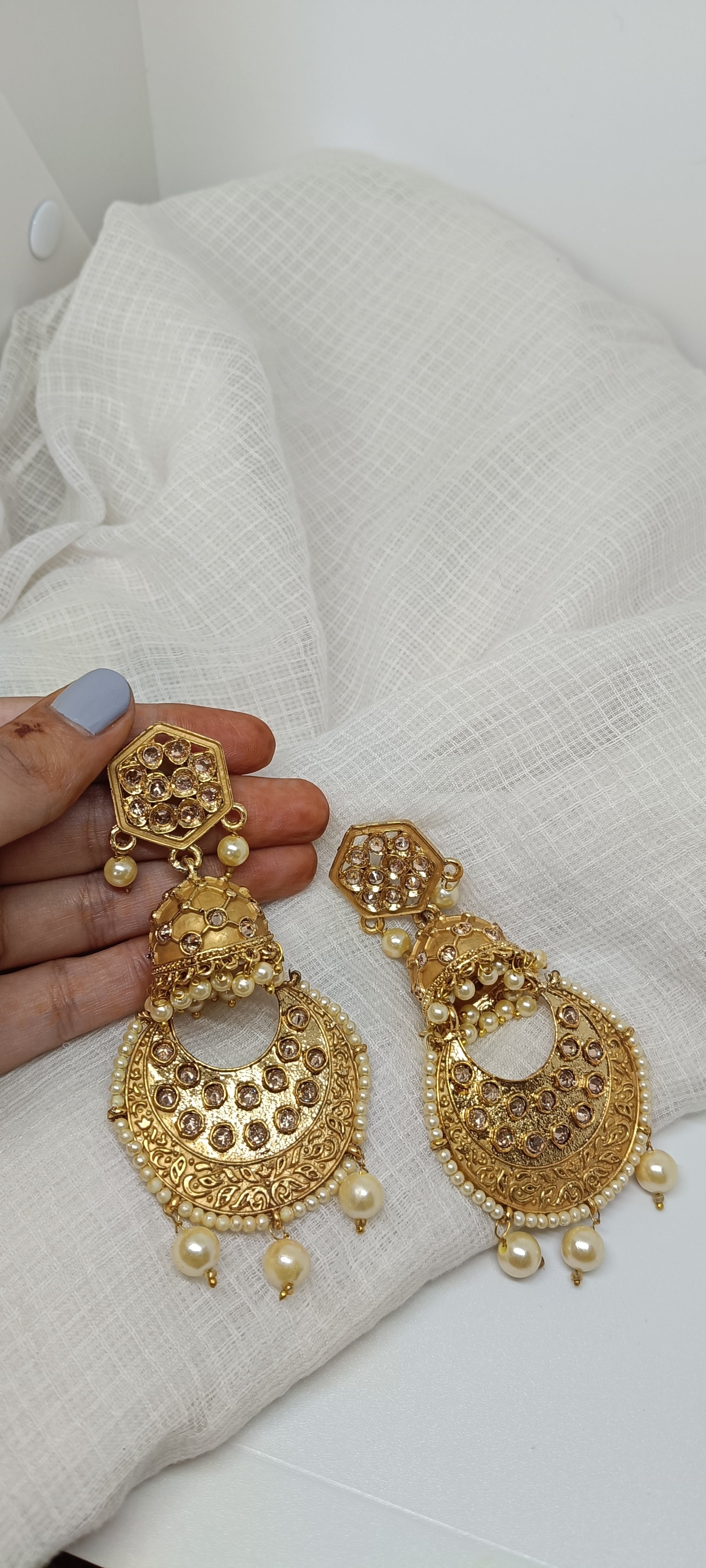 Royal Dome Jhumka Earrings