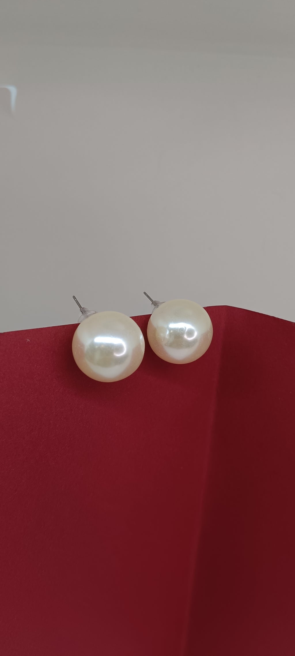 White Pearl Studs