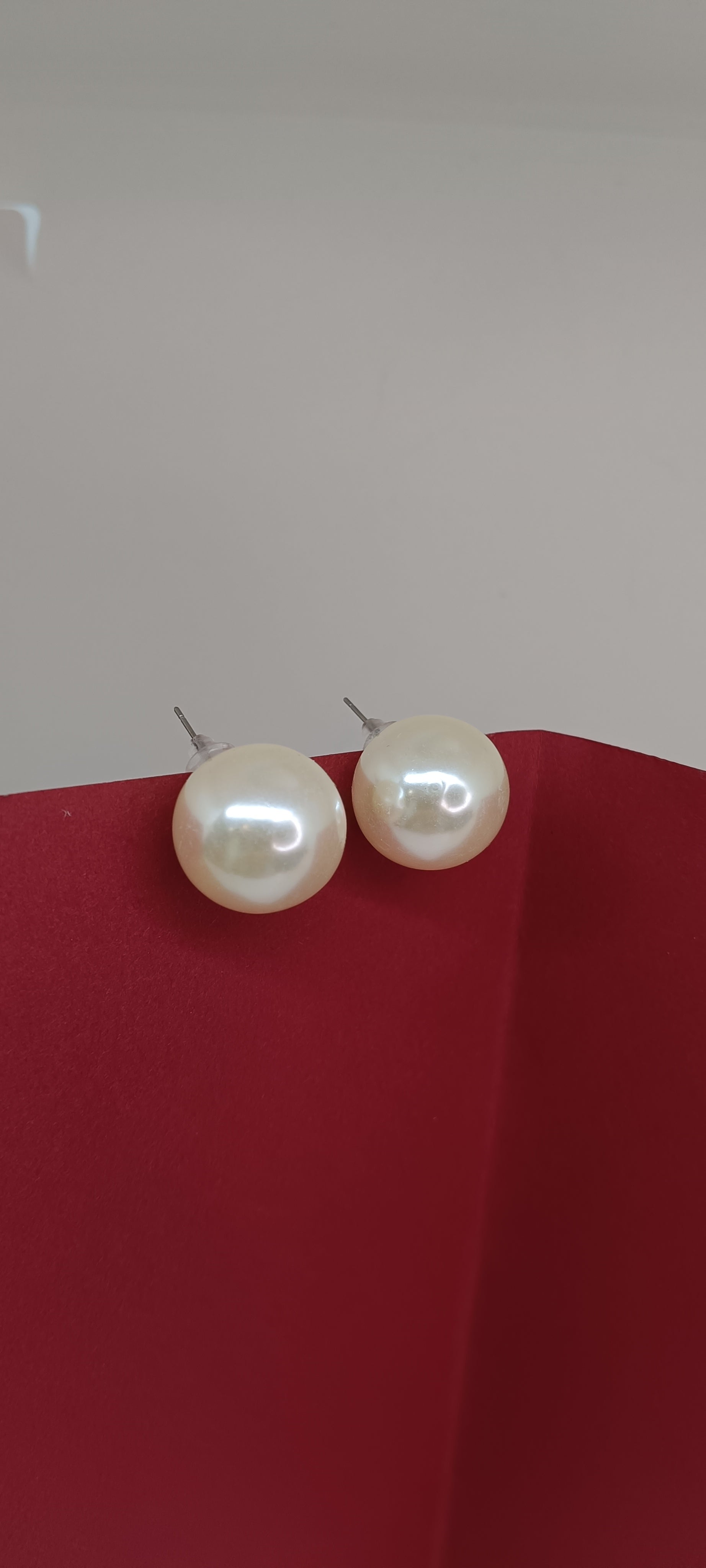 White Pearl Studs