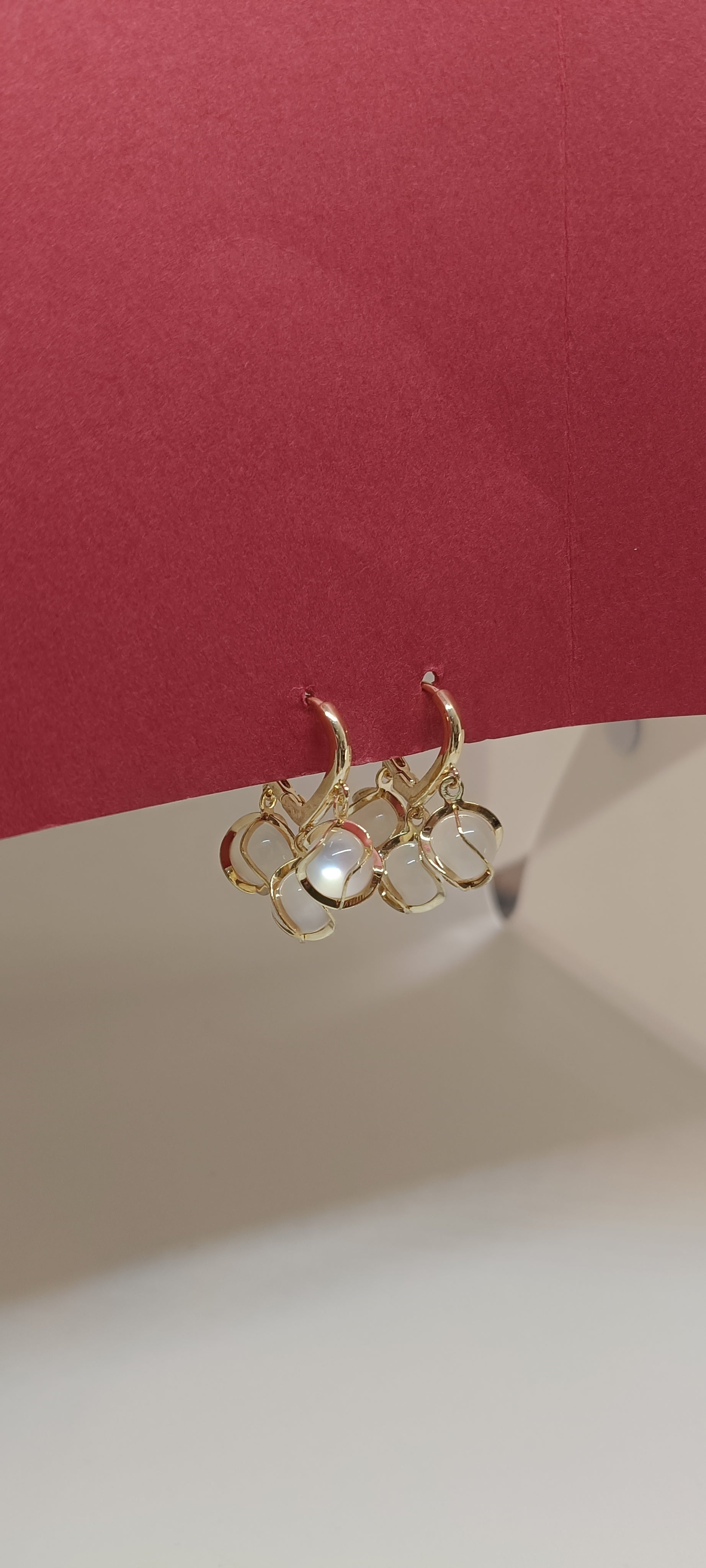 White Koran Earrings